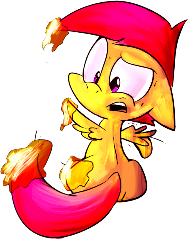 Sticky Scootaloo By Spanish-scoot - Cartoon (900x879)