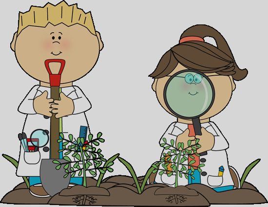 Science Clip Art Kid Scientist Clipart - Plants For Kids (550x424)