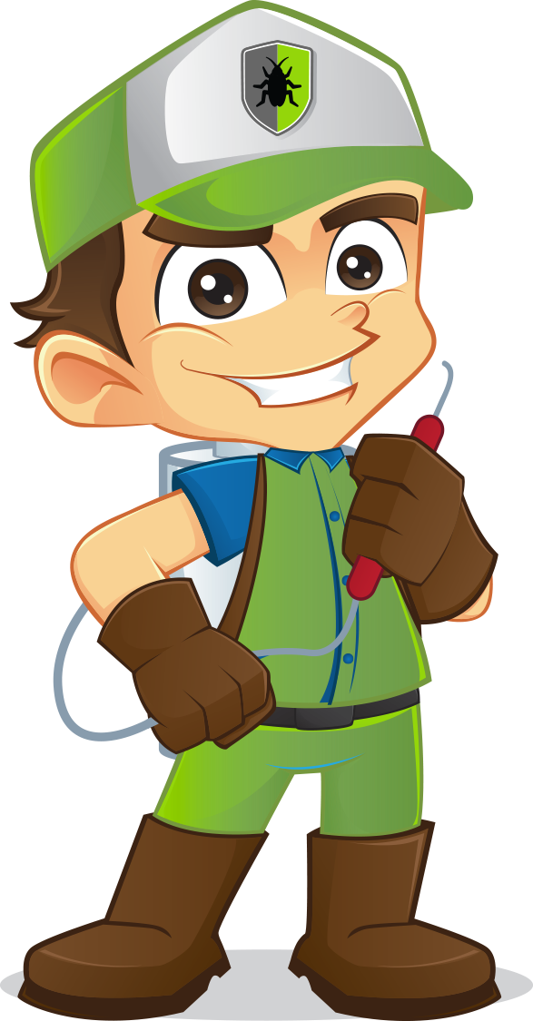 Insecticide Pest Control Exterminator Clip Art - Pest Control Technician Cartoon (587x1125)