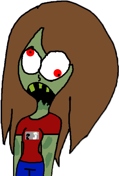 Amelia Zombie By Bonkuproductions - Cartoon (785x785)