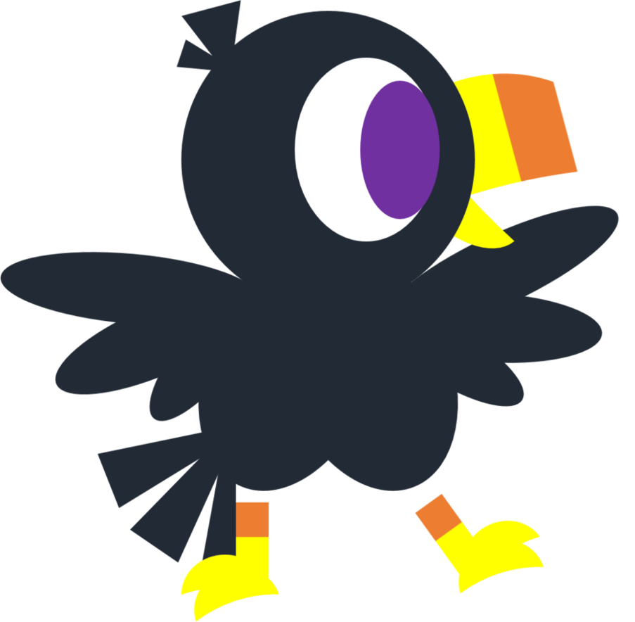 Candy Corn Crow By Alice Of Africa - Illustration (903x884)