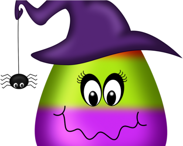 Candy Corn Clipart - Witch Candy Corn Clipart (640x480)