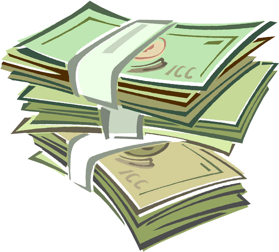 Stack Of Money Clipart Png Download - Stacks Of Money Clipart (980x885)