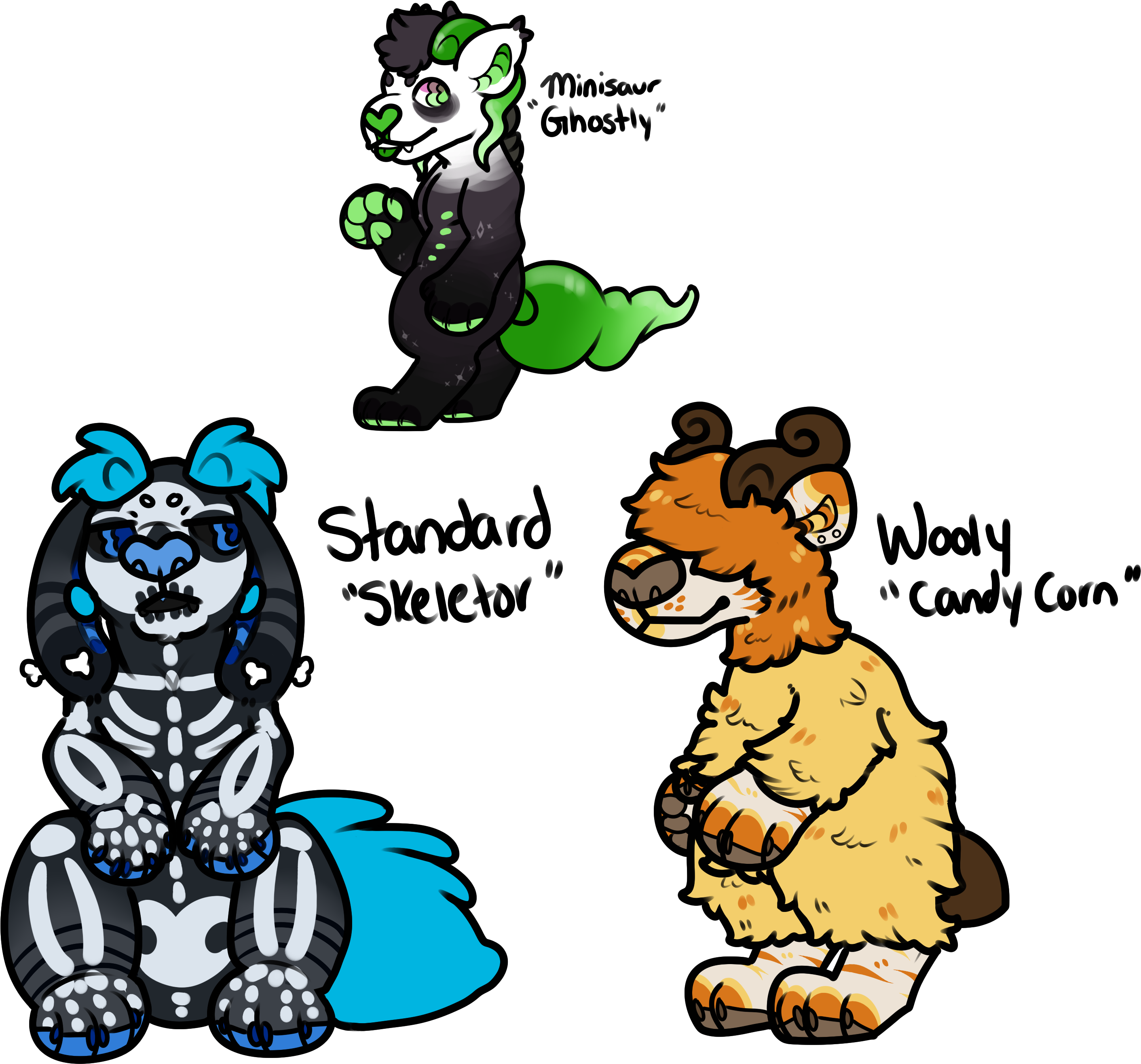 Minosaur Adopts 1/3 Open Flatsale By Lynels - Cartoon (2975x2730)