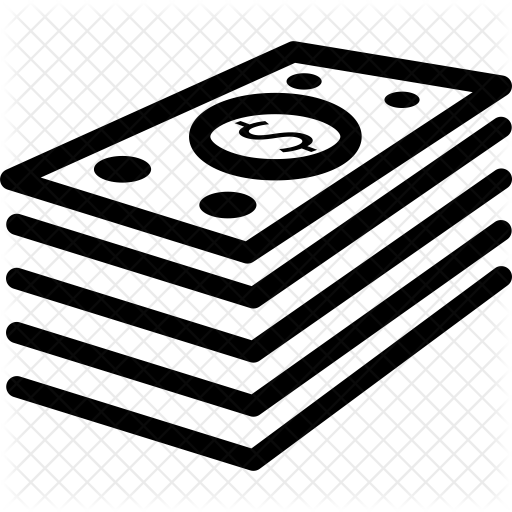 Bank Note Icon - Dollars Icon Png (512x512)