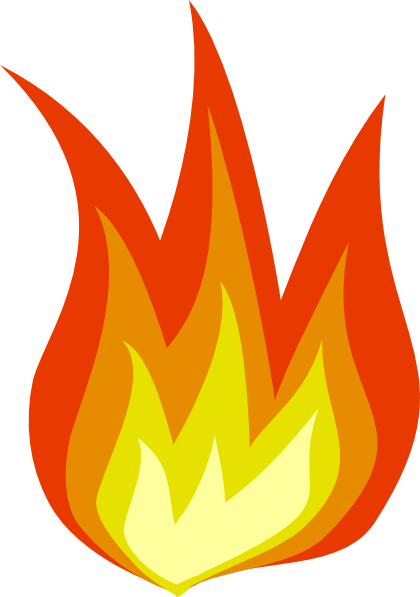 Fire Clipart Fireworks Clipart - Fire Clipart (420x597)