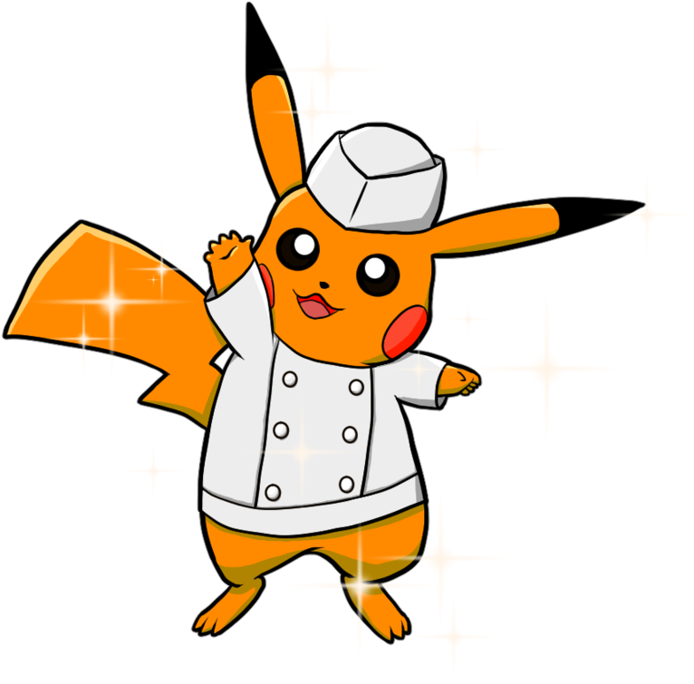 Shiny Chef Pikachu By Sendrakk - Cartoon (894x894)