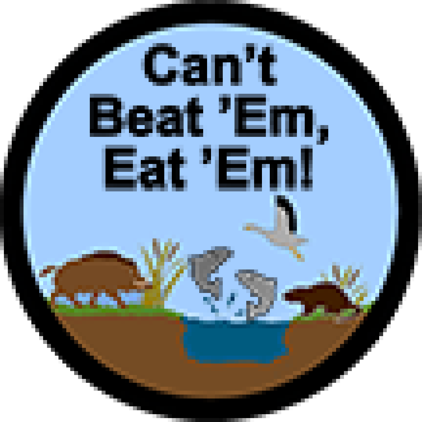 Cant Beat Em Eat Em - Asian Carp If You Can T Beat Em Eat Em (1400x1400)