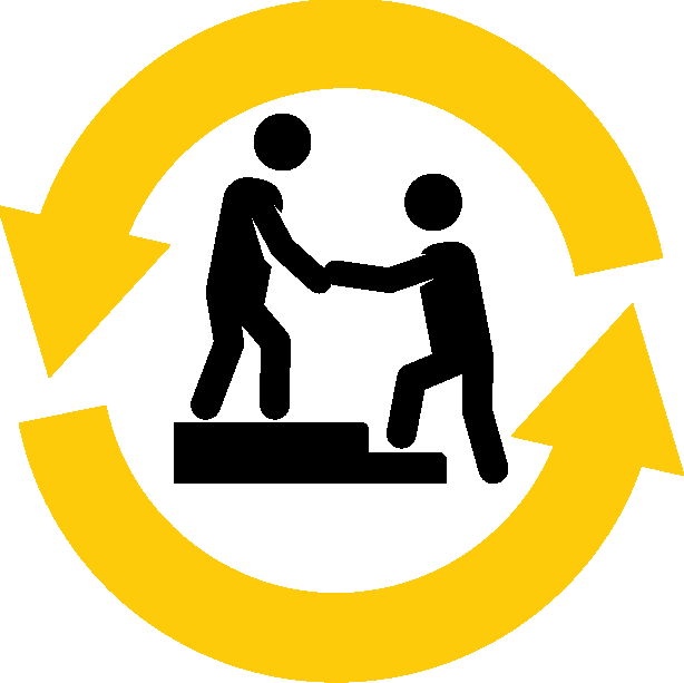 Peer Specialist Training - Step Up Clip Art (614x613)