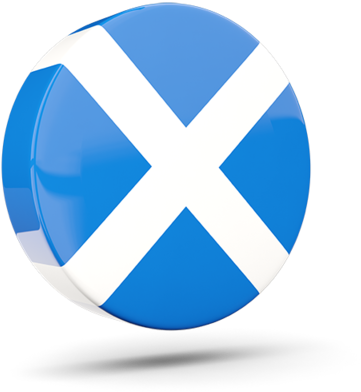 Illustration Of Flag Of Scotland - Emblem (640x480)