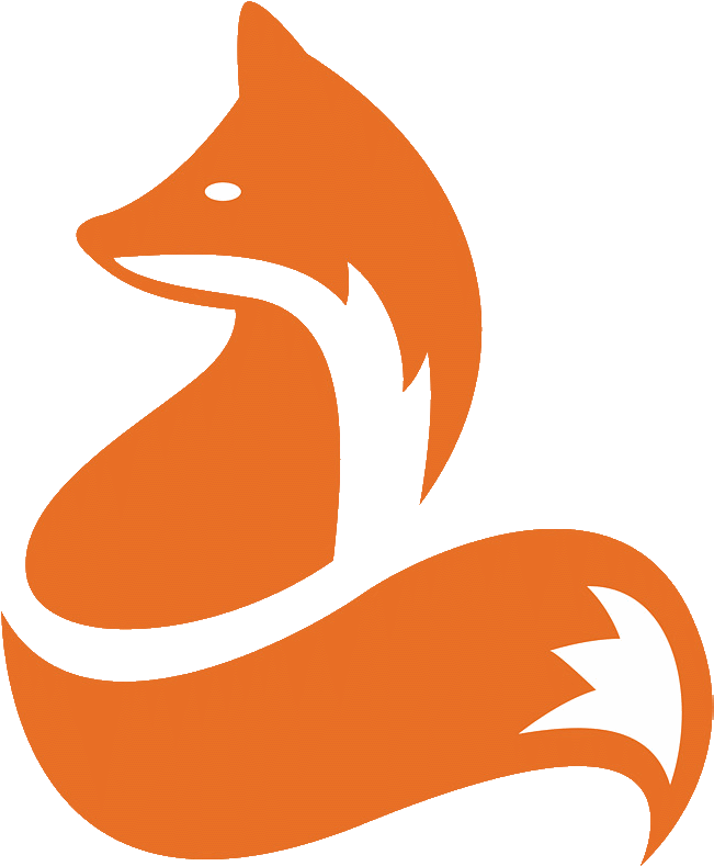 Fox Logo Graphic Design Art - Fox Icon (800x800)