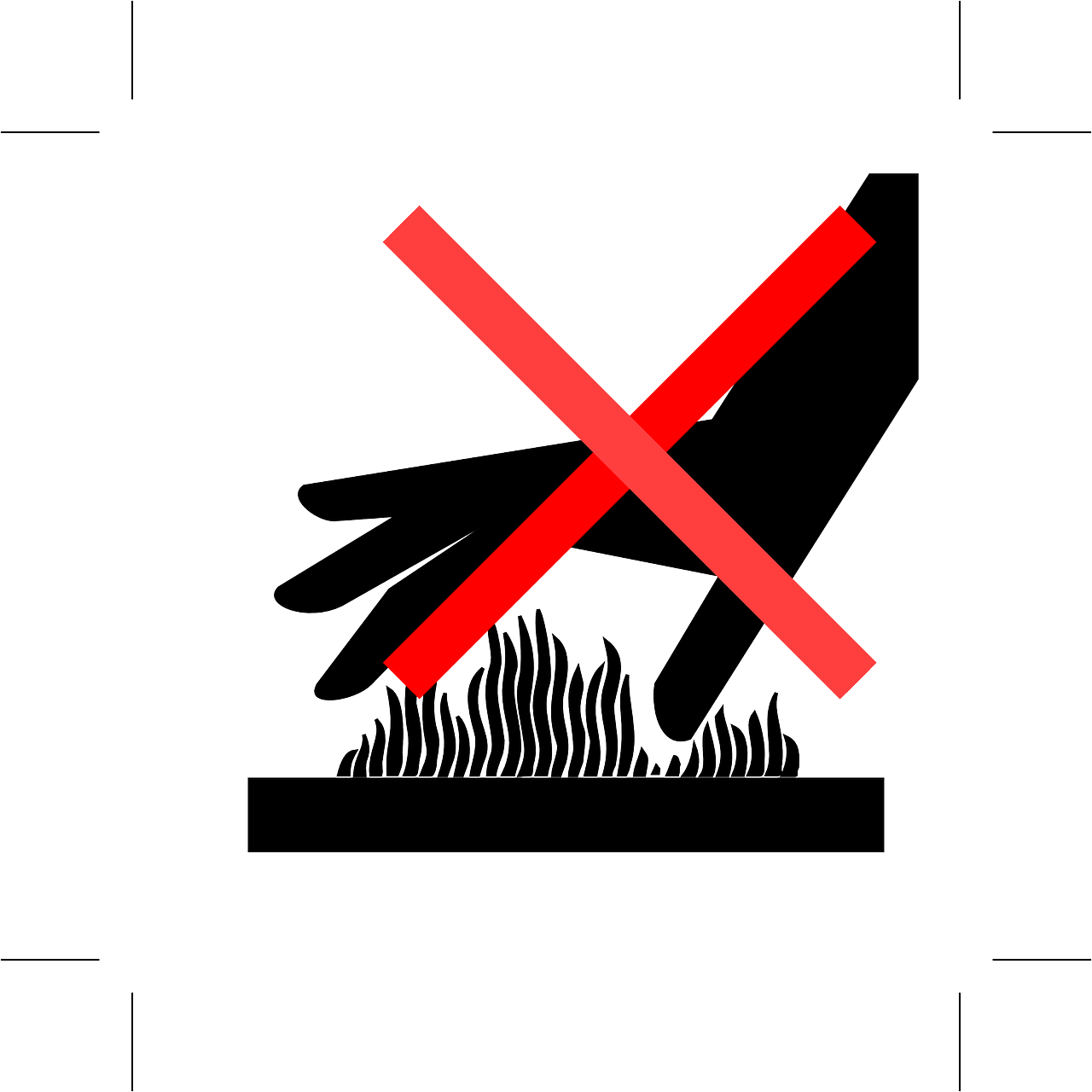 Clip Art - Prohibited Act - Icon (1280x1280)