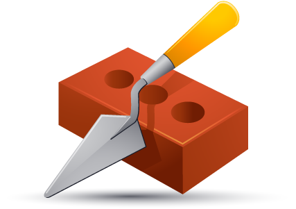 Paving Clip Art - Trowel (461x319)