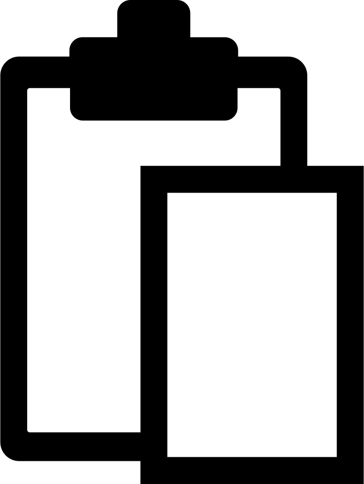 Clipboard With Paper Comments - Clipboard (738x980)