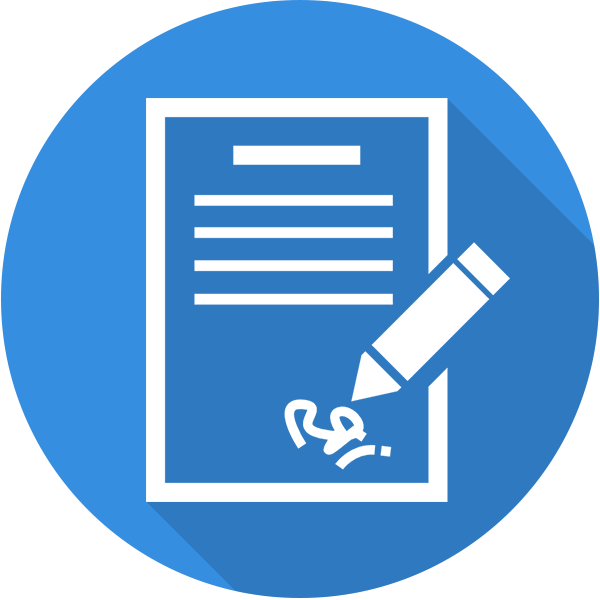 Adobe Echosign Legal Contracts - Pdf Icon Png Blue (600x600)