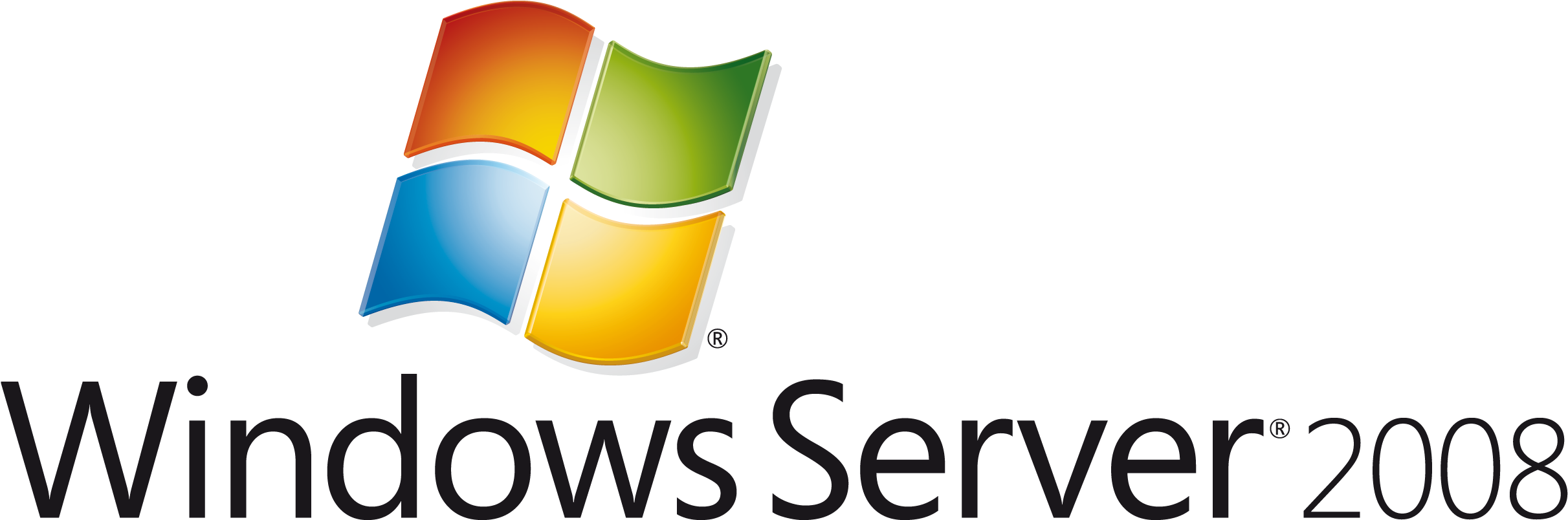 Windows Server 2008 Web - Windows Server 2008 Icon (2452x803)