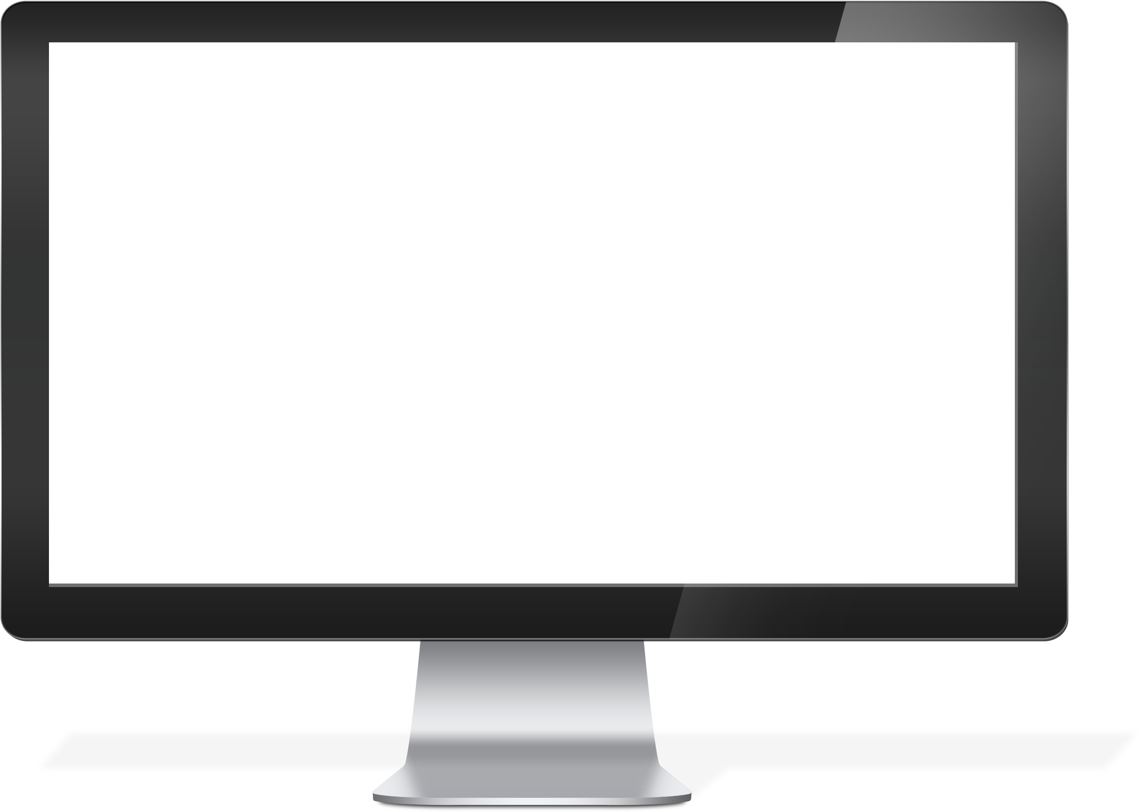 Carmel White Computer Screen Black Background (2394x2052) Png