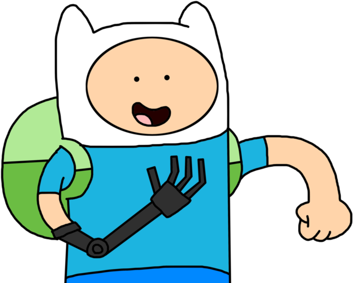 Finn With A Robotic Arm By Marcospower1996 - Finn With Robot Arm (894x894)