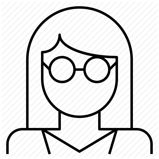 Avatar, Female, Girl, Glasses, Nerd, Wearing, Woman - Habit 7 Sharpen The Saw (512x512)