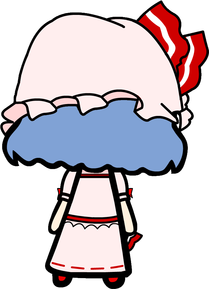 Remilia Back By Reimu And Cirno - Cirno (749x977)