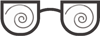 Nerd Glasses, Nerd Glasses Side - Circle (500x500)