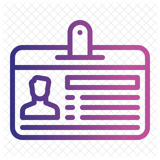 Employee Identification Card Icon - Identity Document (512x512)