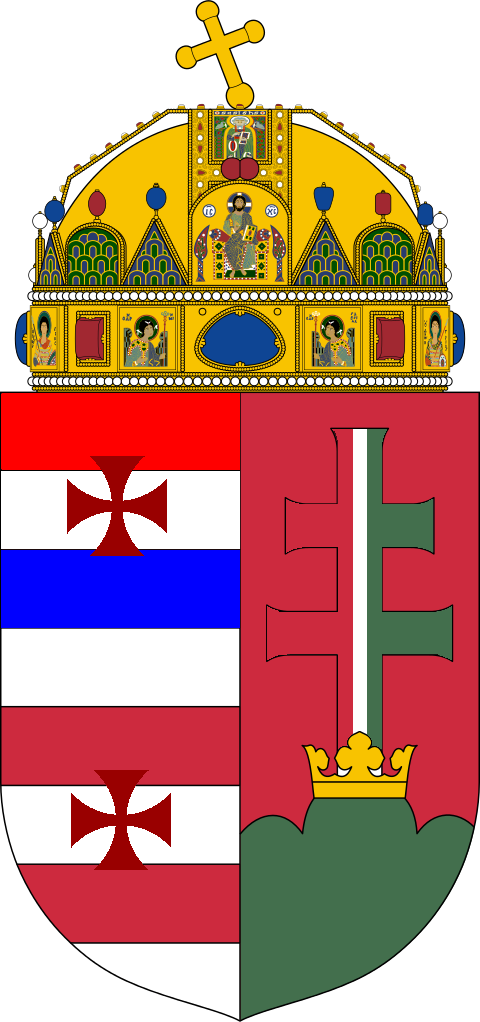 Coat Of Arms Of Bratislava - Hungarian Coat Of Arms (480x1022)