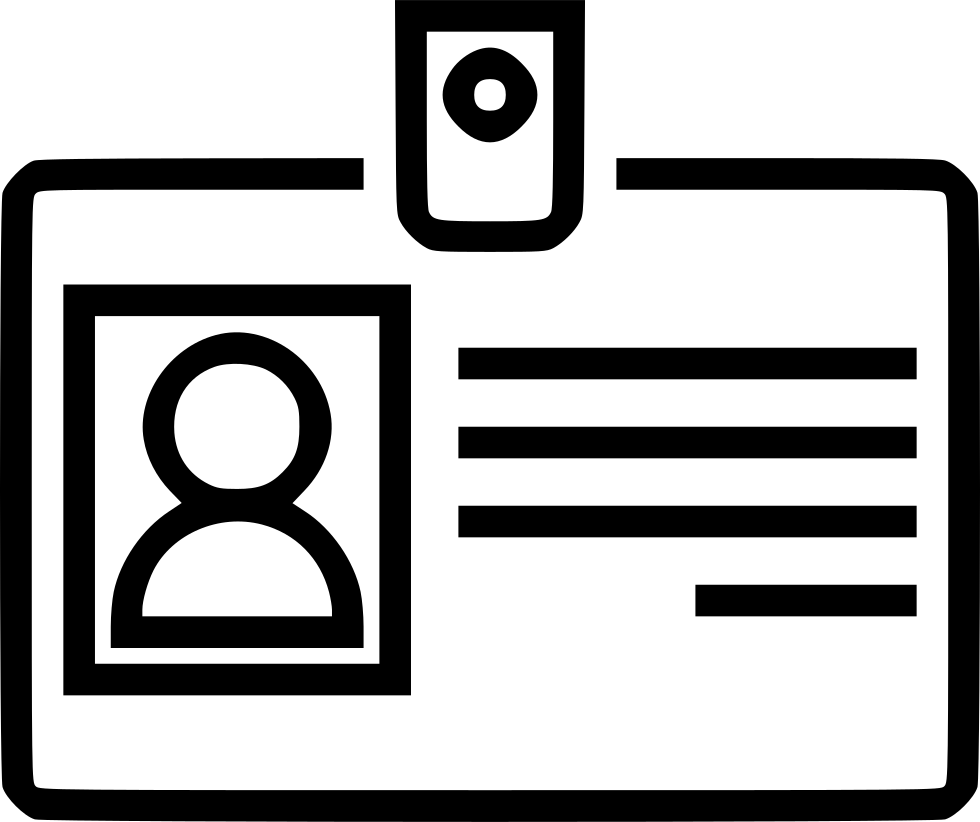Id Card Comments - Id Card Svg (980x822)