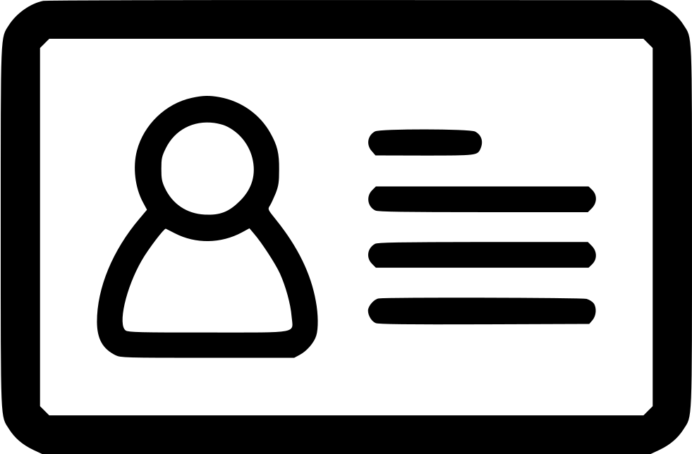 Identity Card Comments - Icon (981x644)