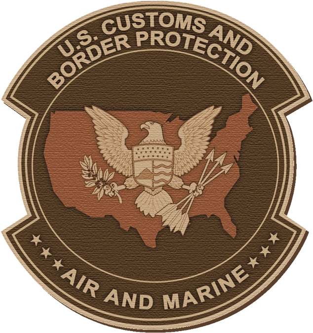 United States Department Of Homeland Security U - Us Customs And Border Protection Air And Marine Logo (674x722)