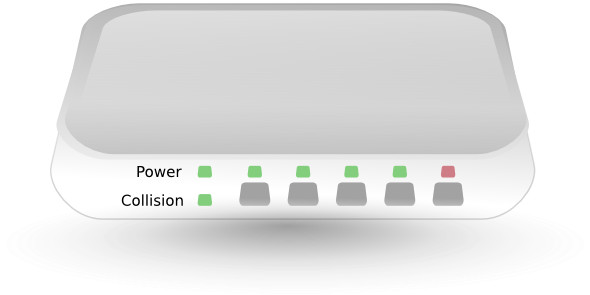 Free To Use &, Public Domain Router Clip Art - Gadget (600x295)