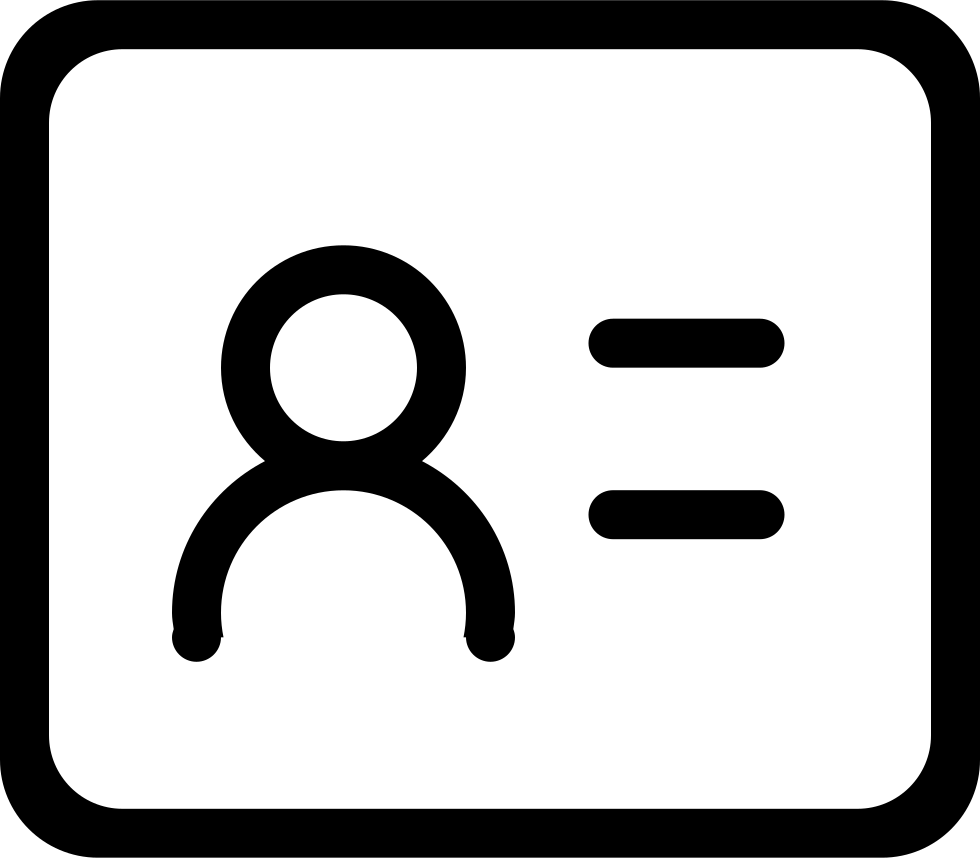 Id Card Comments - Icon (980x858)