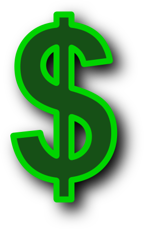 Hd Money Icon Image - Green Dollar Signs Png (512x512)