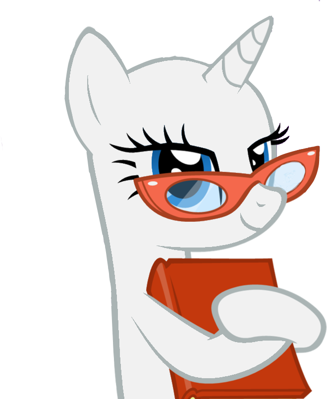 Mlp Base Unicornio Sophisticated Nerd By Ourbases - My Little Pony: Friendship Is Magic (894x894)