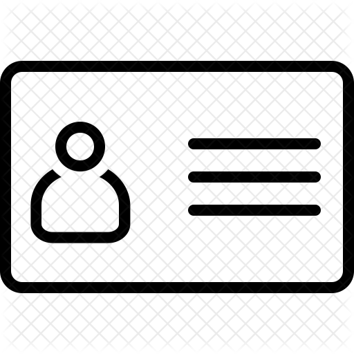 Identity Card Icon - Identity Card Icon (512x512)