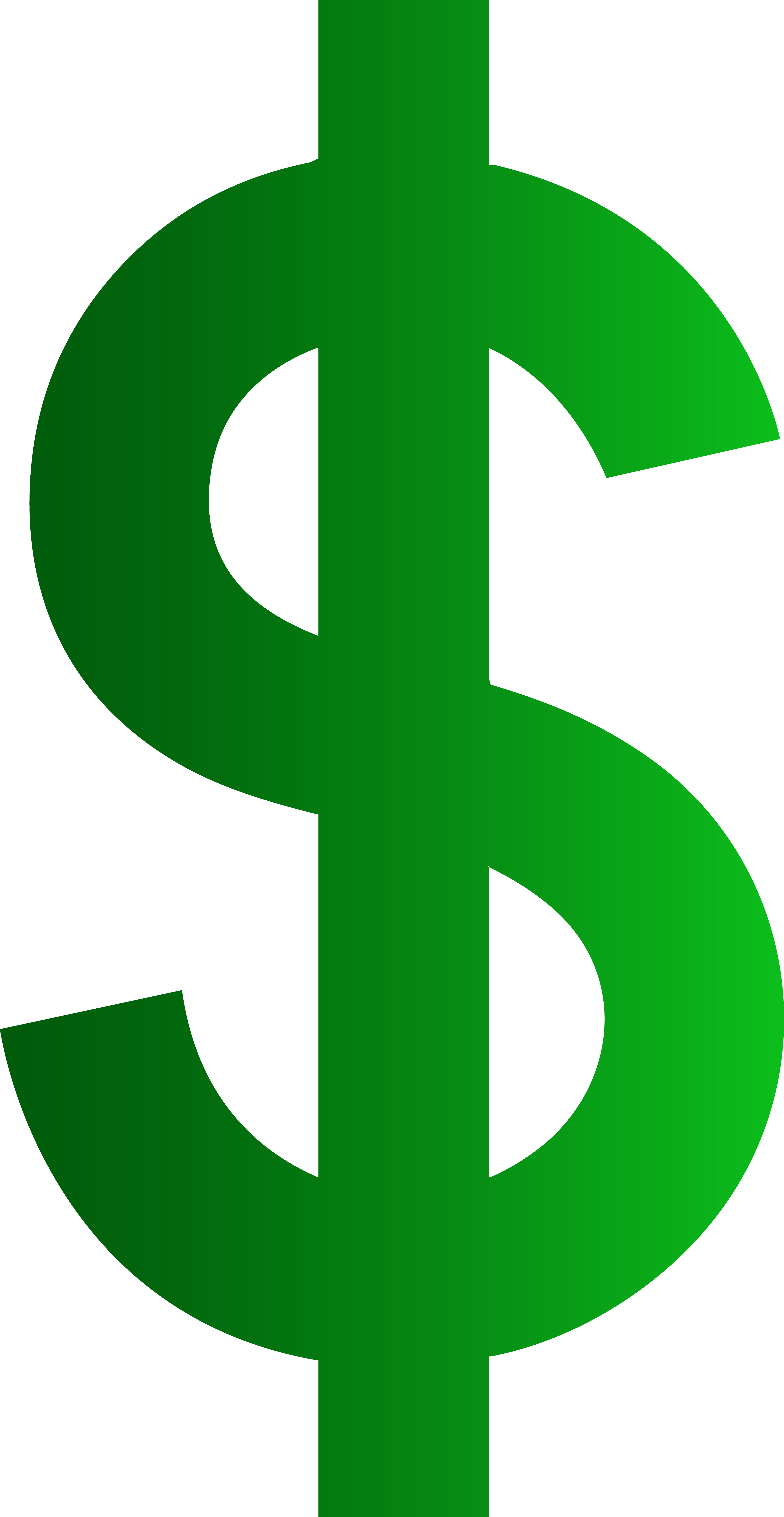 Dollar Png Images Transparent Free Download - Dollar Sign No Background (4276x8271)