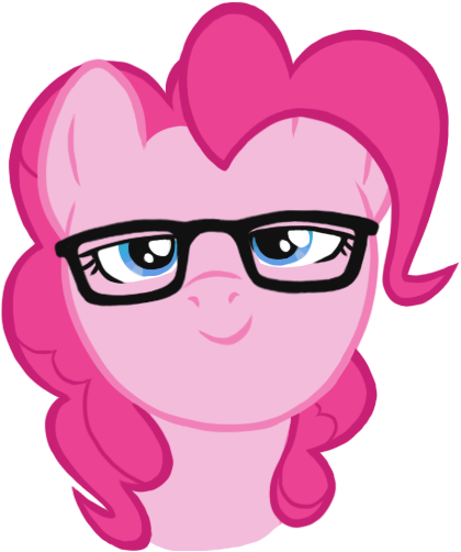Hipster Pinkie Pie By Blackfeathr - Pinkie Pie (499x555)