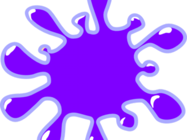 Purple Clipart Slime - Transparent Background Slime Clipart (640x480)