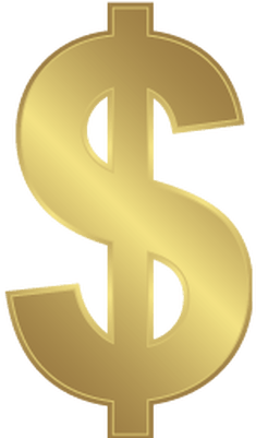 Money Transparent Png Bag Full Of Dollars Money Transparent - Gold Dollar Sign Png (400x400)