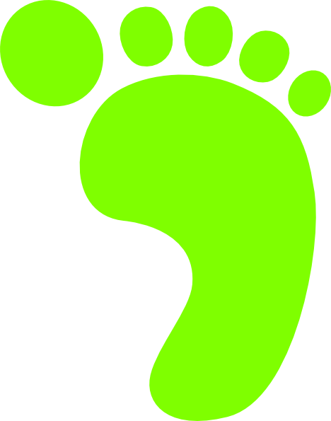 This Free Clip Arts Design Of Footprint Green - Tal Pai Tal Filho Estampas (468x595)