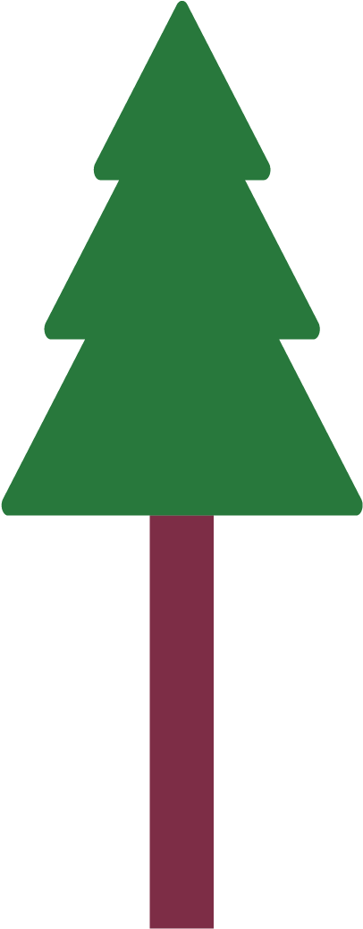 飾りのないシンプルなクリスマスツリー - Christmas Tree (1199x1199)