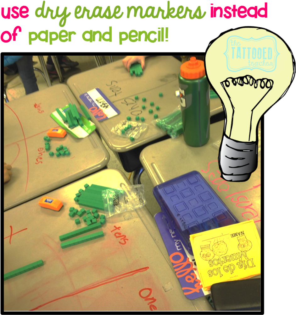 That Desk Is Like A Blank Slate And The Dry Erase Markers - Whiteboard (970x1024)