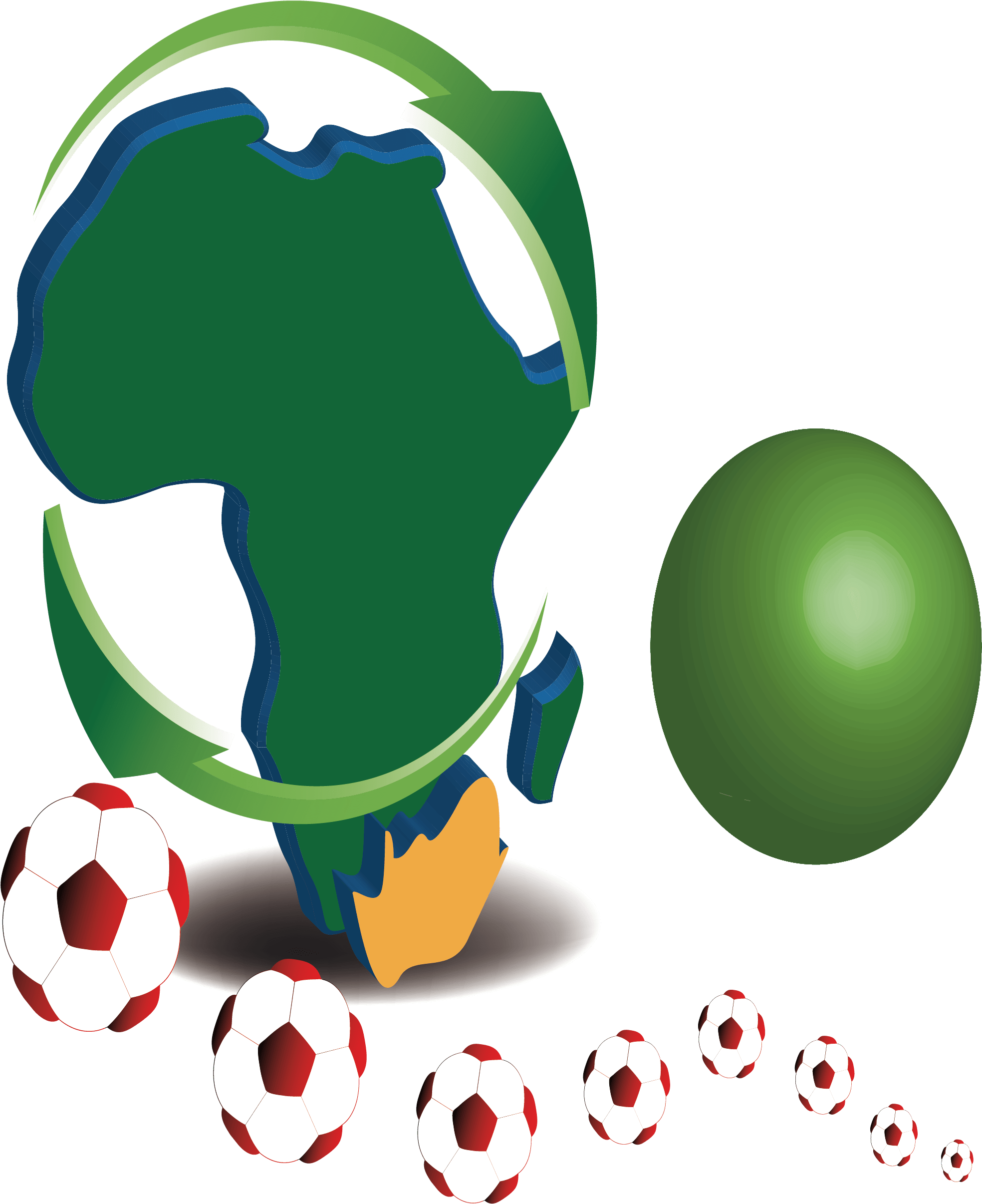 World Cup Football Clipart 3 By Michael - 2010 Fifa World Cup (2306x2930)