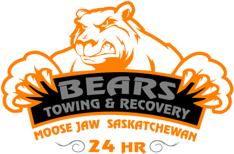 Bears Towing & Recovery - Yellowstone Gold Bear Magnet (527x395)