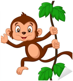 Cartoon Picture Of Monkey (400x400)