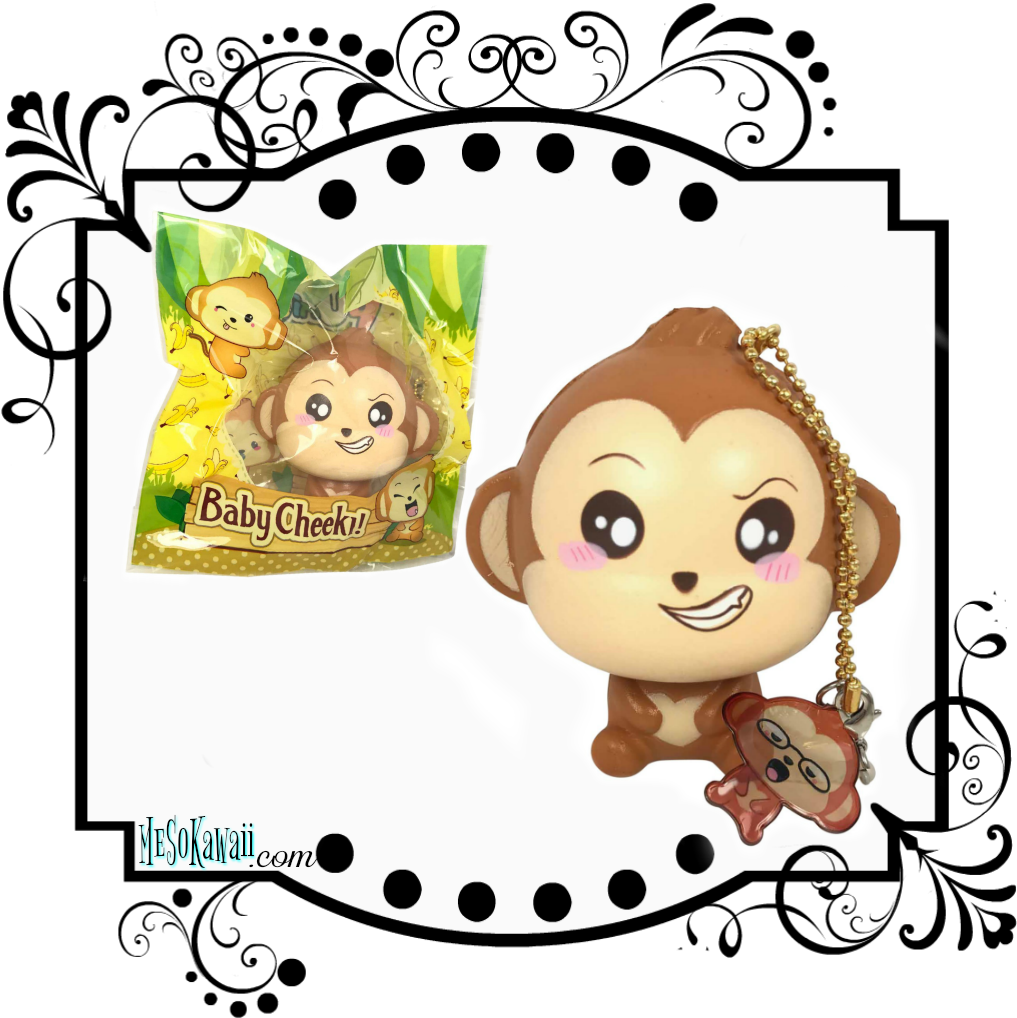 Puni Maru Baby Cheeki Monkey Squishy - Squishy Puni Maru Monkey (1024x1024)