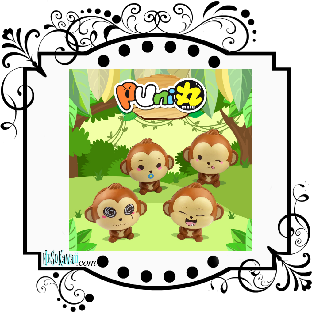 Puni Maru Baby Cheeki Monkey Squishy - Squishy Puni Maru Monkey (1024x1024)