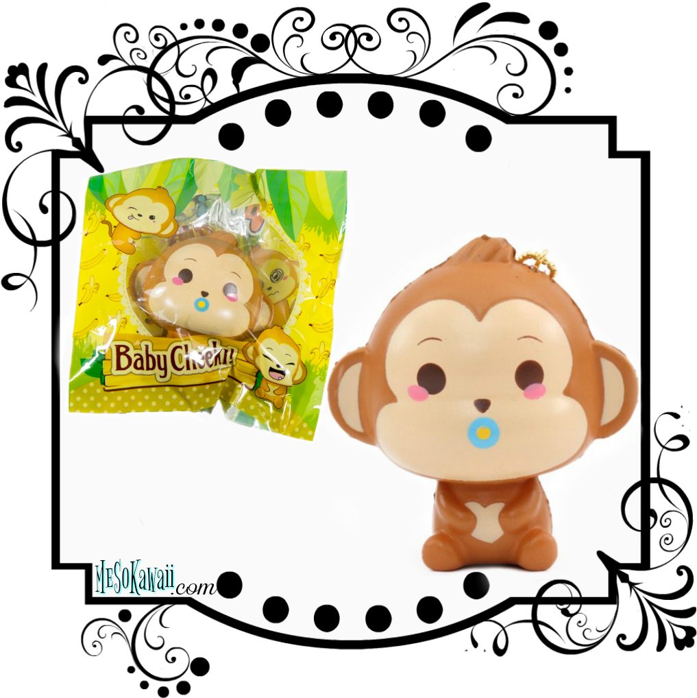 Puni Maru Baby Cheeki Monkey Squishy - Squishy Puni Maru Monkey (1024x1024)