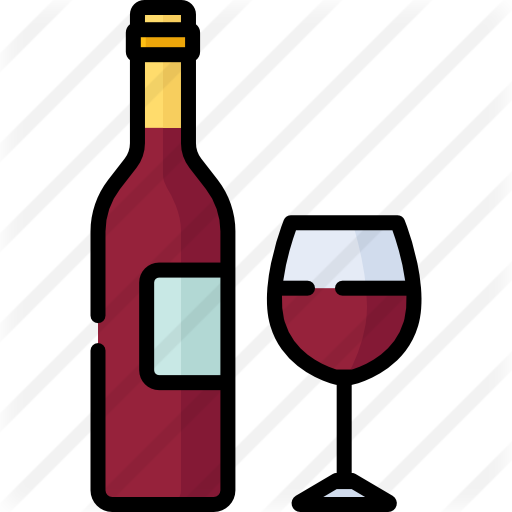 Wine Bottle - Glass Bottle (512x512)