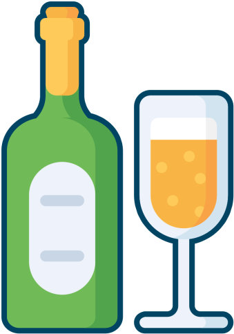 Alchohol, Wine, Party, Celebration Icon - Party (512x512)